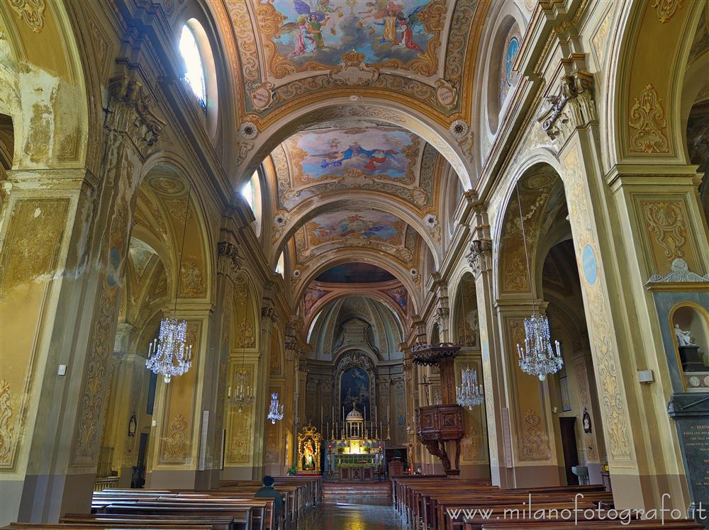 Andorno Micca (Biella, Italy) - Interior of the Church of San Lorenzo